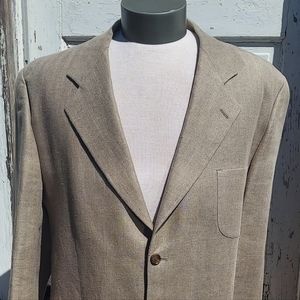 Ralph Lauren Polo University Club 100% Linen Blazer Men's 46T